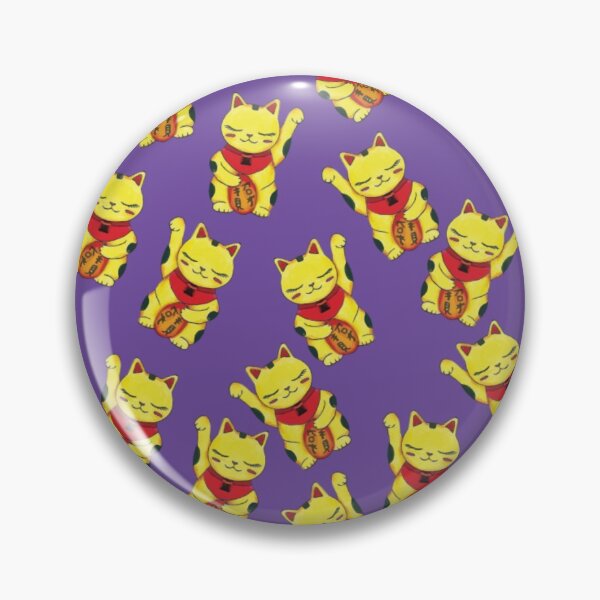 Item preview, Lucky Cats - Maneki Nekos Purple designed and sold by erica-enigma.