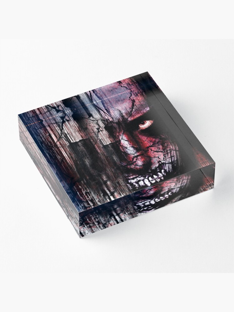 Alternate view of Grotesque Dark Monster Acrylic Block