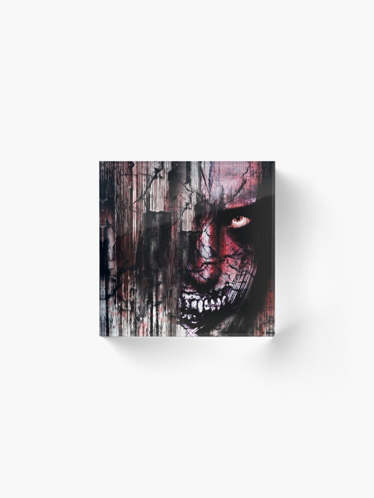 Alternate view of Grotesque Dark Monster Acrylic Block