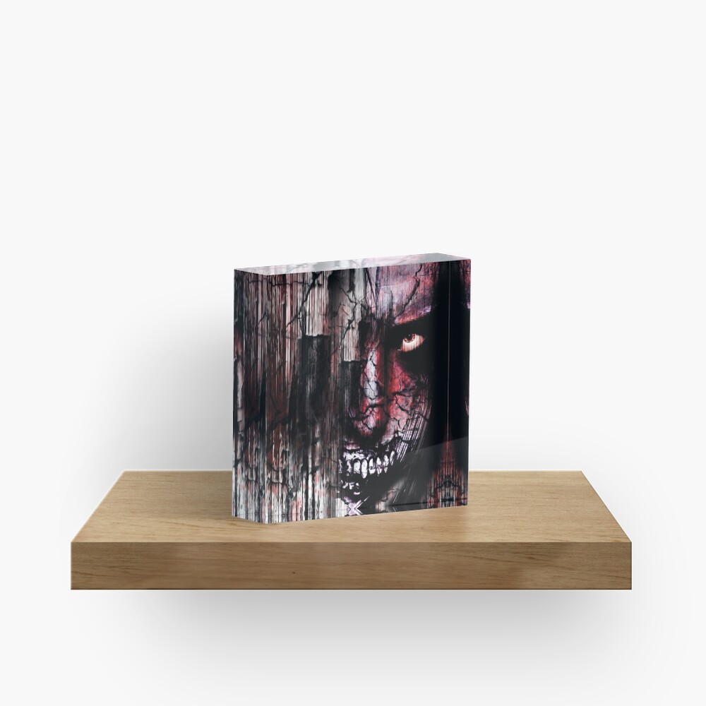 Grotesque Dark Monster Acrylic Block