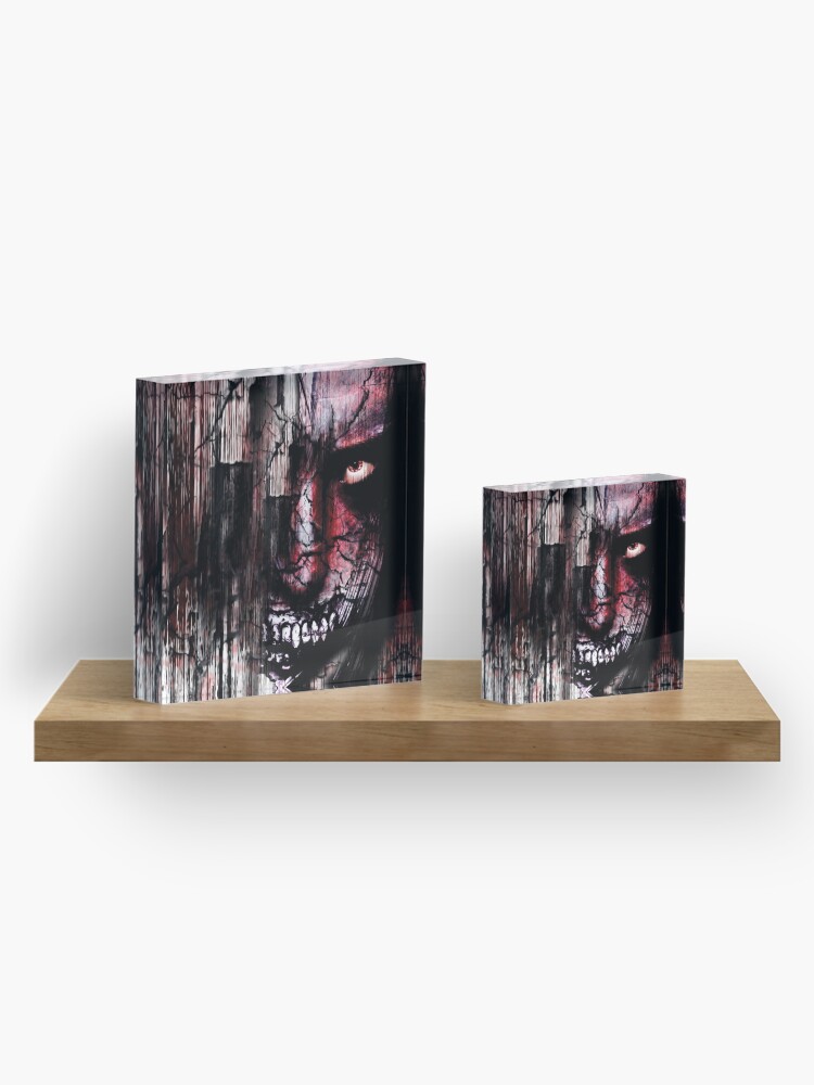 Alternate view of Grotesque Dark Monster Acrylic Block