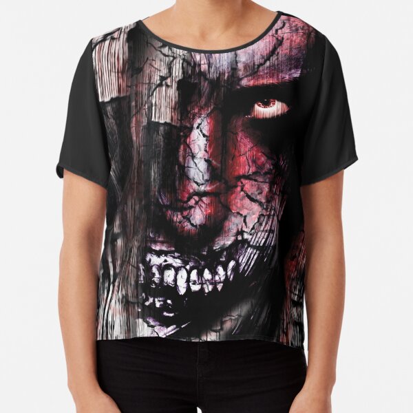 Grotesque Dark Monster Chiffon Top