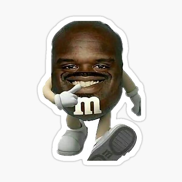 Sticker Shaq Meme Redbubble