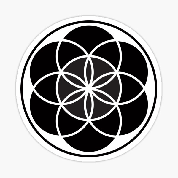 Item preview, Seed Of Life - Black designed and sold by thedrumstick.