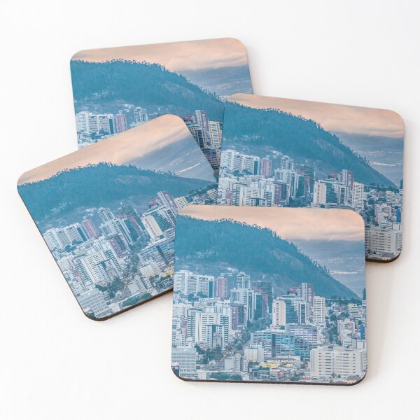 Item preview, Cityscape Aerial View Quito, Ecuador designed and sold by DFLC Prints.