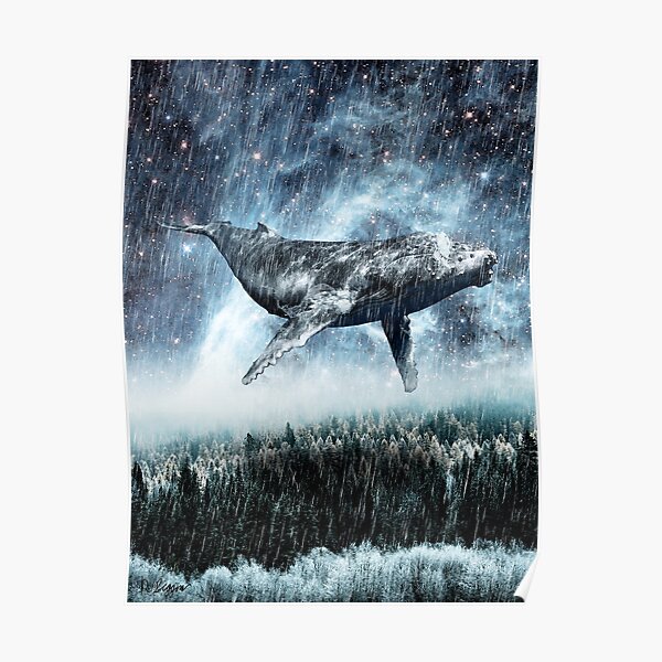 Baleines volantes Poster