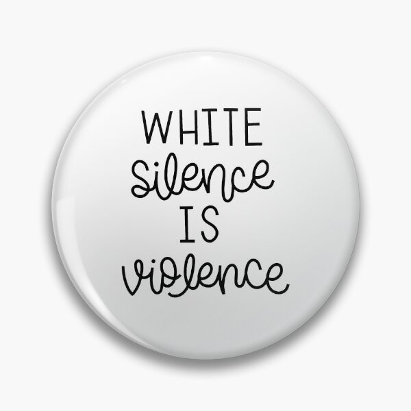 Item preview, White Silence Is Violence designed and sold by letteredbyissy.