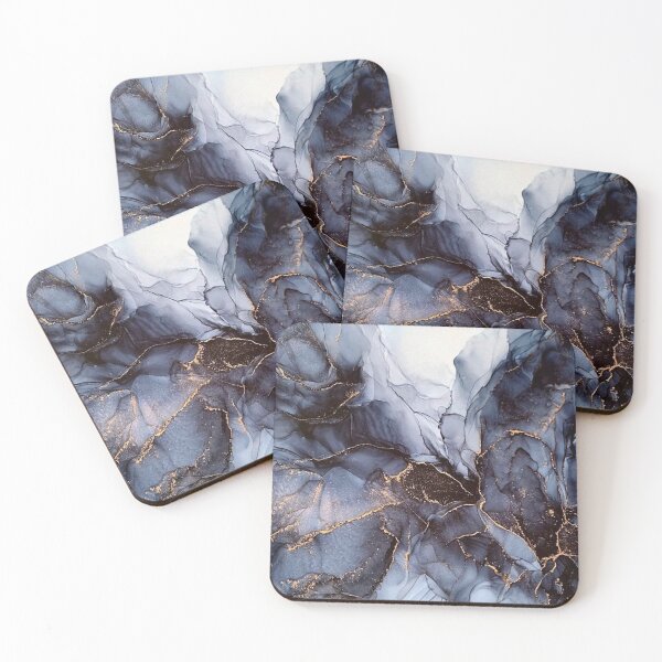 Item preview, Blue + Gold marble designed and sold by Cypherys.