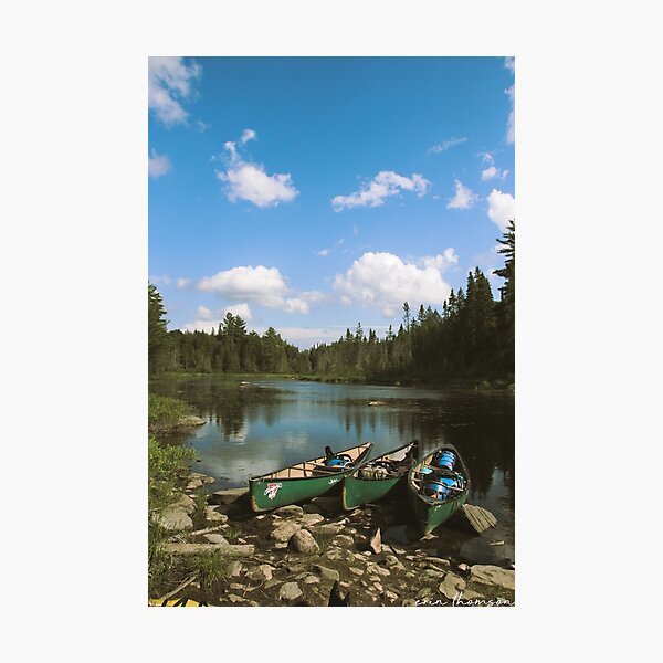 Canoes in Algonquin Park Photographic Print