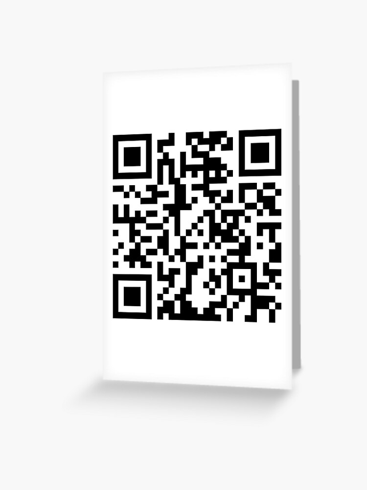 Minecraft Theme Song Qr Code Greeting Card By Manu142 Redbubble - roblox music codes minecraft theme