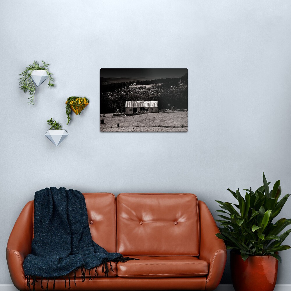 Old Huon Hut Metal Print