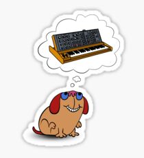 The Moog thinks of Moog Sticker