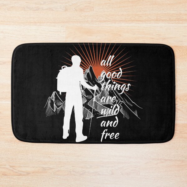 Item preview, Hike Mountains motivation saying Nature Hobby designed and sold by shurikaner.
