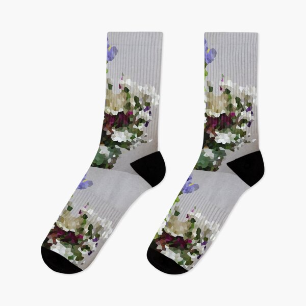 Item preview, Pixelated - Flowers and Iris in a vase designed and sold by ellenhenry.
