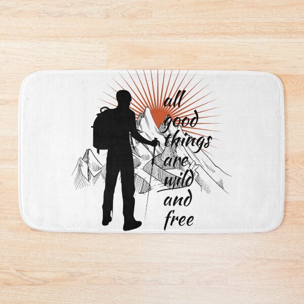 Item preview, Hike Mountains motivation saying Nature Hobby designed and sold by shurikaner.