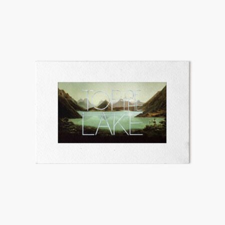 Top of the Lake Art Board Print