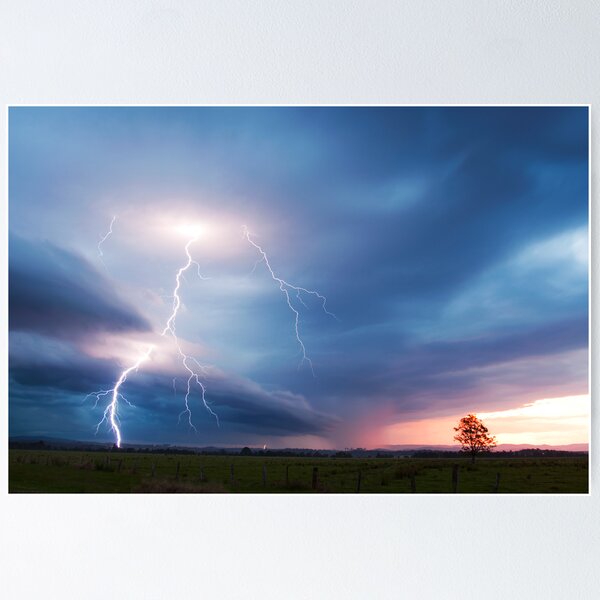 Item preview, Dusk lightning near Casino, NSW designed and sold by Dave Ellem.