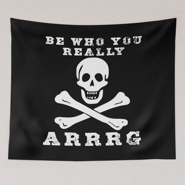 Item preview, Pirate Black Bart - Be Who You Arrg designed and sold by MandWthings.