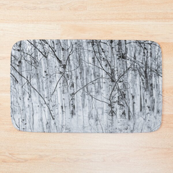 Item preview, Black and White Aspen Forest Abstract designed and sold by Amy Mitchell.