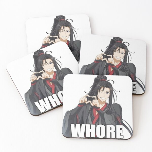 Mo Dao Zu Shi MDZS Clear Poster A3 Coaster Set Cafe Valentine