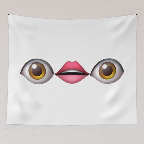 Item preview, Eyes and Mouth emoji TikTok designed and sold by Babiola.