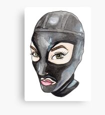 Latex Hood Babe Metal Print
