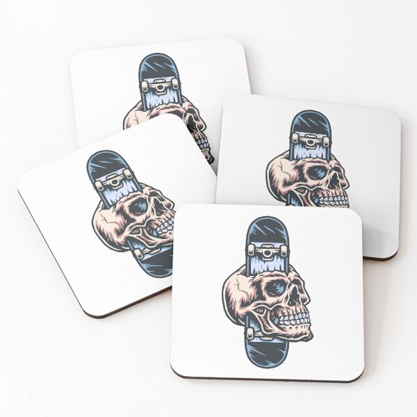 Item preview, Skateboard Through Broken Skull designed and sold by Curio Meridian.