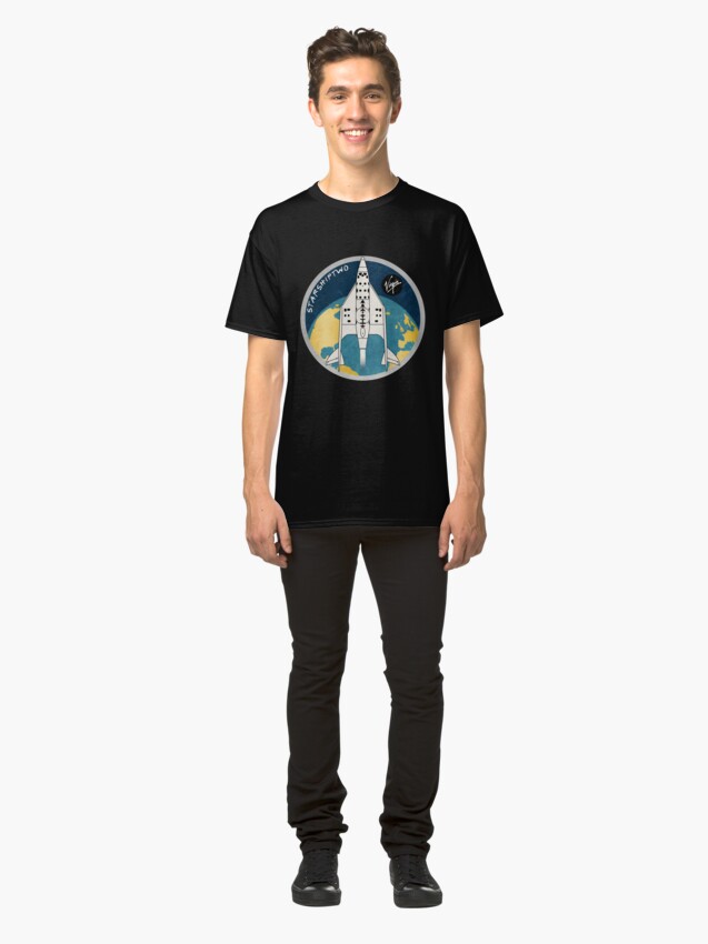 Alternate view of StarShipTwo (Virgin) Badge Classic T-Shirt