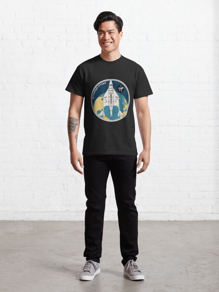 Alternate view of StarShipTwo (Virgin) Badge Classic T-Shirt