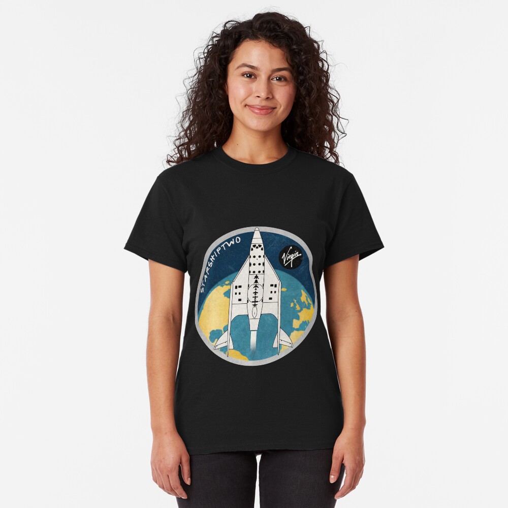 StarShipTwo (Virgin) Badge Classic T-Shirt