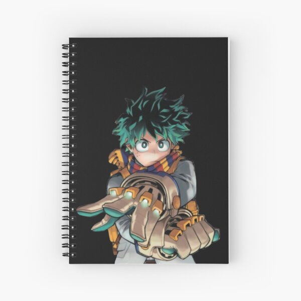 My Hero Academia Izuku All Might Mangas Spiral Notebooks | Redbubble