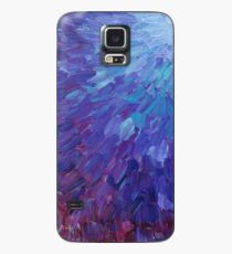 SCALES OF A DIFFERENT COLOR - Abstract Acrylic Painting Eggplant Sea Scales Ocean Waves Colorful Case/Skin for Samsung Galaxy