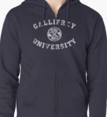 Gallifrey University Zipped Hoodie