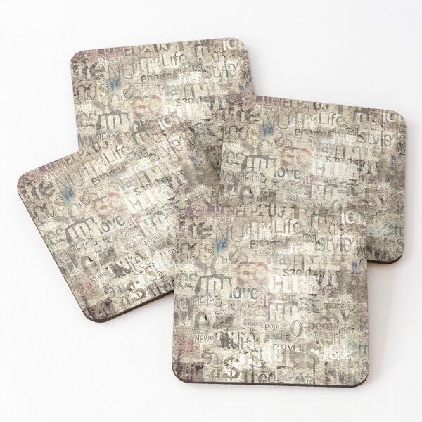 Item preview, Old vintage newspaper paper grunge with letters, words texture background designed and sold by olgersart.