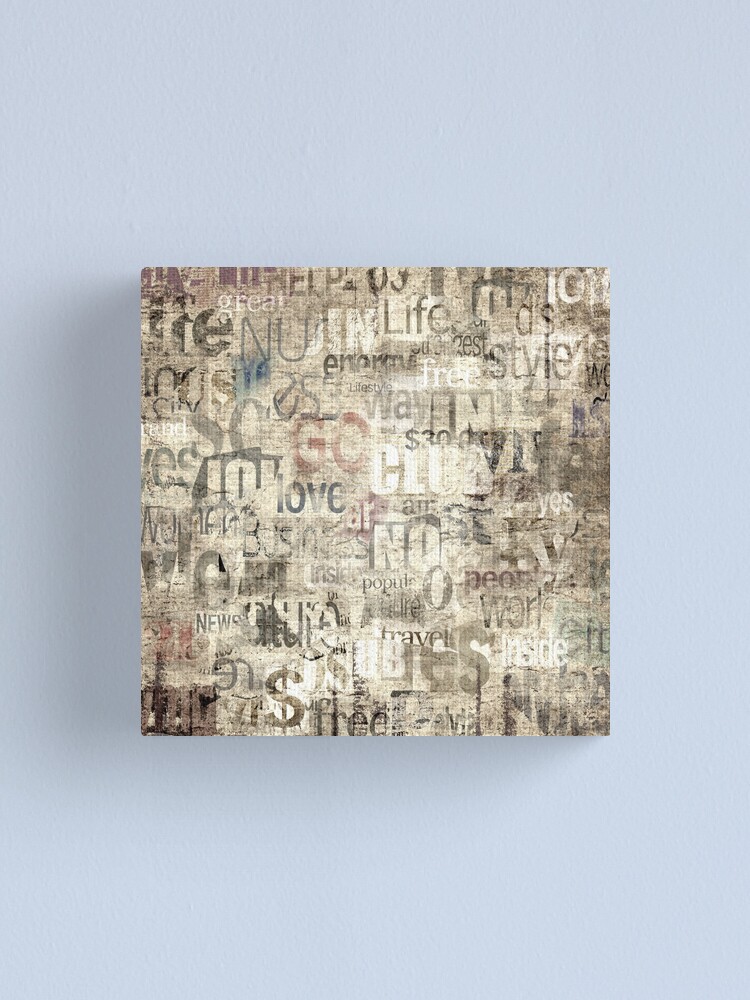 Old grunge unreadable vintage newspaper paper texture seamless