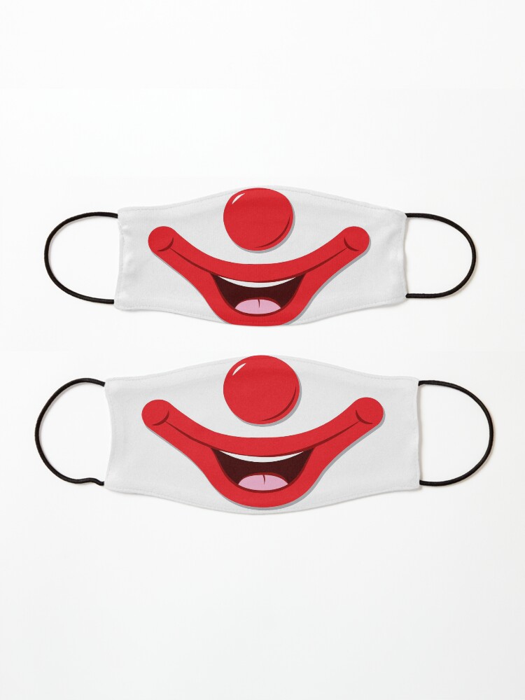 Alternate view of Clown Face Mask