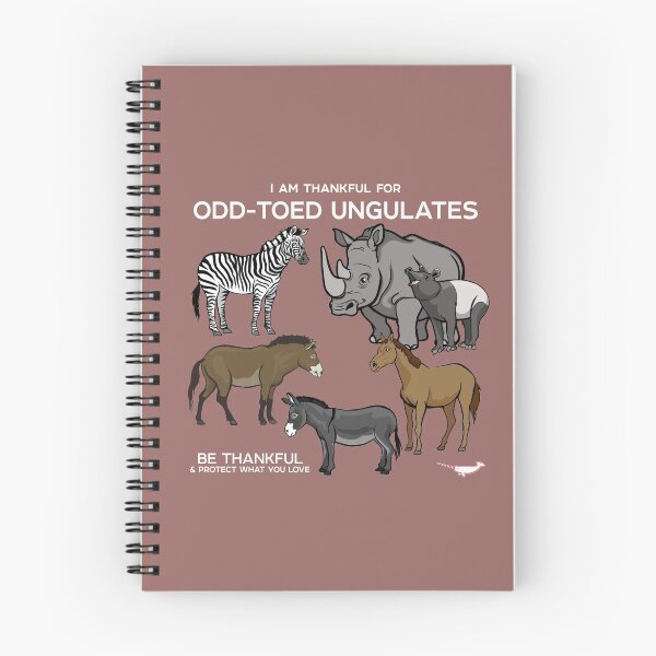 Item preview, I Am Thankful For Odd-Toed Ungulates designed and sold by Peppermint Narwhal.