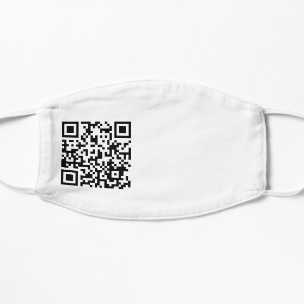 Código QR de la canción temática de Pokemon Mascarilla plana
