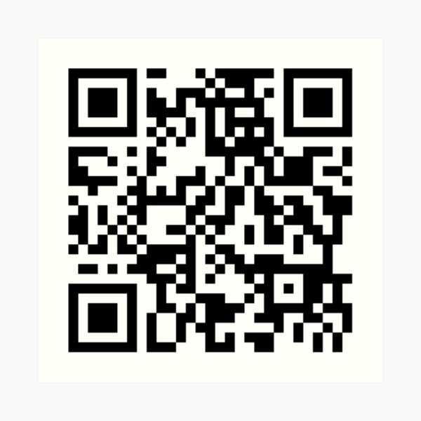 Smash Mouth's All Star QR Code | Art Print