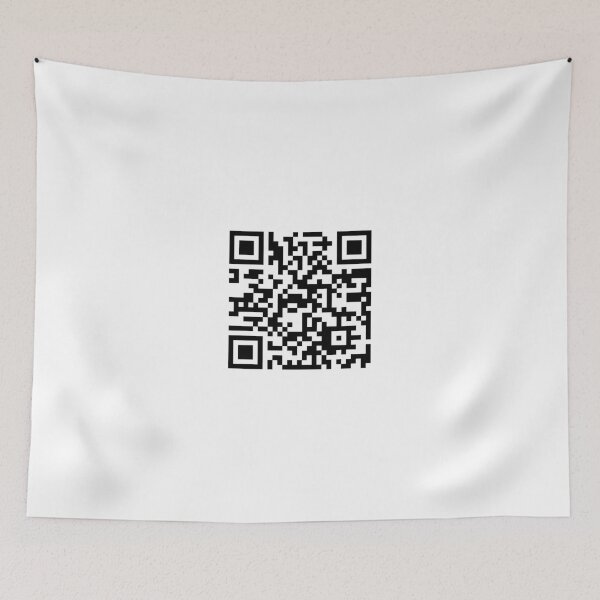 Item preview, Never Gonna Give You Up QR Code designed and sold by manu142.