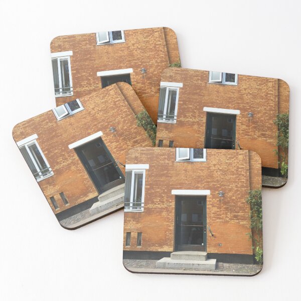 Item preview, Copenhagen house in orange designed and sold by Rosadraws.