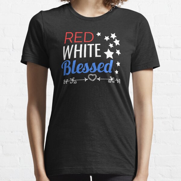red white and blessed t shirt