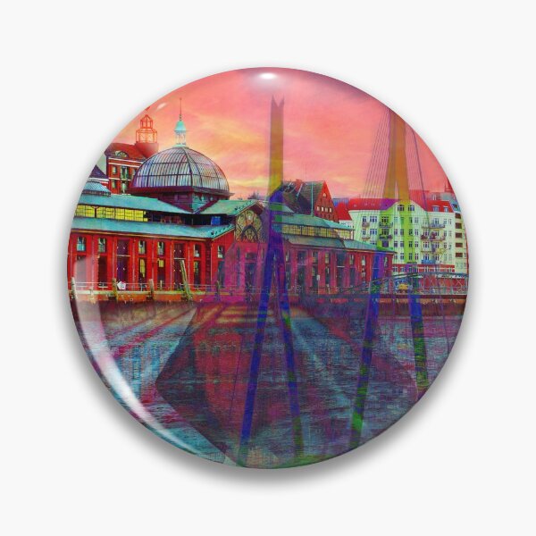 Item preview, Hamburg fish market designed and sold by Pioooh.