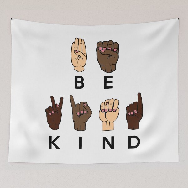 Item preview, Be Kind Sign Language designed and sold by kjanedesigns.