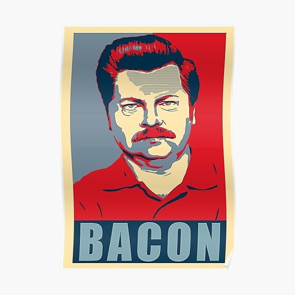 Ron Hoffe Swanson Poster Von Kurticide Redbubble