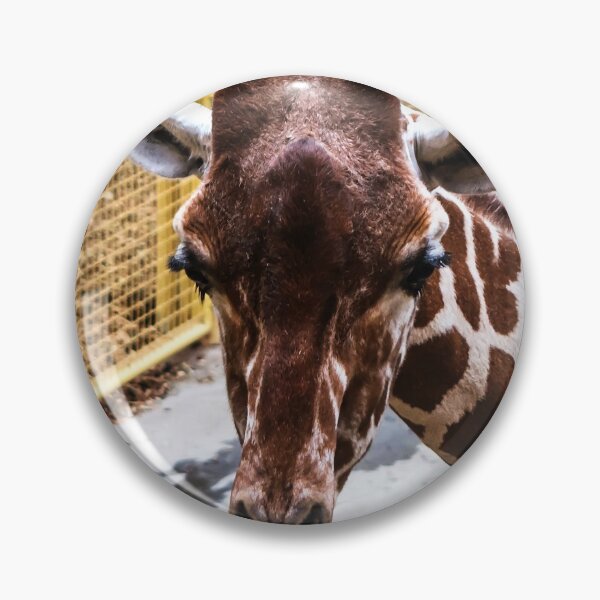 Item preview, Closeup portrait of giraffe designed and sold by lena-maximova.