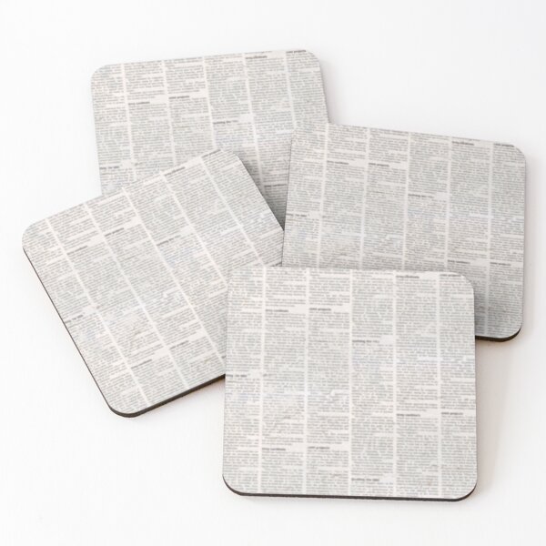Item preview, Old grunge unreadable vintage newspaper paper texture seamless pattern designed and sold by olgersart.
