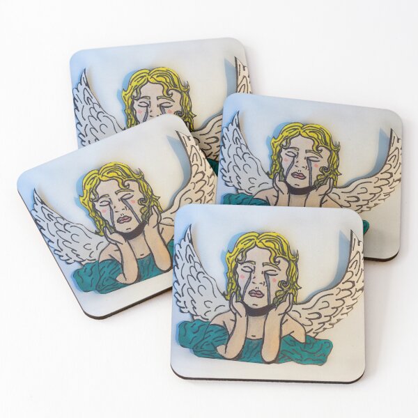 Item preview, Blonde Angel Doodle  designed and sold by gracebrakenhoff.