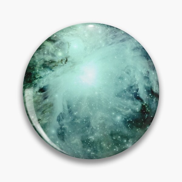 Item preview, Celestial Birthplace: Orion Nebula Forest Green Teal designed and sold by 2sweetsDesign.