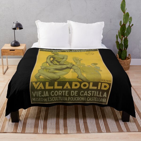 Item preview, Valladolid vintage travel poster designed and sold by stickart-marek.